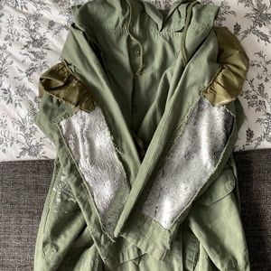 Zara Sparkly Trench-coat